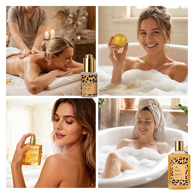 32 Pcs Mother's Day Gift for Mom, Honey & Almond Bath & Body Gift Basket for Women, Hydrating Face Skin Care Set, Self-Care Home Spa Basket Gift Set, Birthday, Christmas, Anniversary