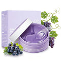 Eakroo Grape Eye Masks - 60 PCS Under Eye Patches for Puffy Eyes and Dark Circles Treatments - Hydrating Eye Mask Skincare, Eye Gel Pads for Eye, Reduce Wrinkles and Fine Lines, Improve Eye Skin