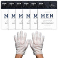 SpaLife Men's Glacial Mineral Moisturizing and Repairing Balm for The Working Hand (Hand Gloves 6 Pack)