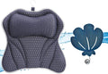 Luxury Bath Pillow and Hot Tub Scum Absorber Set, Bath Pillows for Tub with 6 Powerful Suction Cups, Hot Tub Scum Absorber, Fits All Bathtub