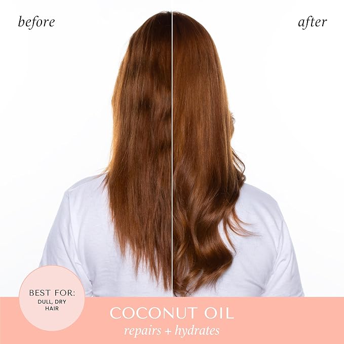 HASK COCONUT Nourishing Deep Conditioner Treatments for all hair types, color safe, gluten-free, sulfate-free, paraben-free - Pack of 6