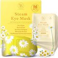 16 Pack Chamomile Steam Eye Mask for Dryness, Puffiness, Strain & Relaxation, Heated Eye Mask for Sleep & Travel, Self-Heating & Disposable Warm Compress, Travel Essentials, Relaxation Gifts for Women
