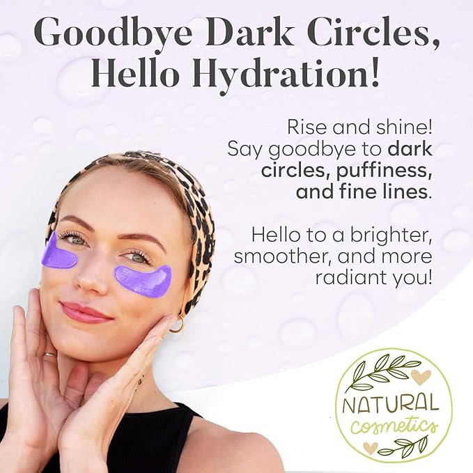 BLOOMORA Retinol & Collagen Under Eye Patches (30 Pairs) - For Dark Circles & Puffy Eyes - Eye Care Mask