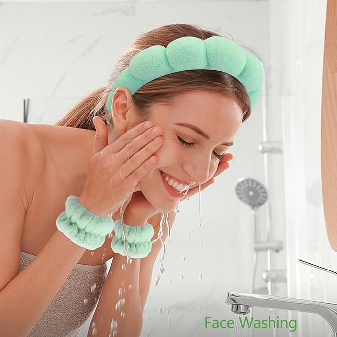 Chanaco Headband for Washing Face (Green)