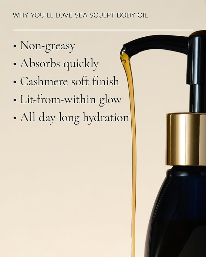 MARA Sea Sculpt Body Oil – Firming & Hydrating Body Oil with Algae, Moringa & Squalane – Helps Improve the Look of Cellulite, Tone & Smooth Skin (4 oz / 120 ml)