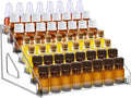 YEXEXINM 7 Tier Essential Oil Organizer,Clear Essential Oil Holder,Essential Oil Storage Shelf,Essential Oil Collection Display Rack Organizer Holds 5ml 10ml 15ml 30ml Essential Oils