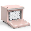 TASALON 8L Towel Warmer Hot Cabinet Box, Aluminum Inner Chamber, Removable Tray, Fast Heating for Beauty Spa Salon Massage - Pink