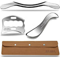 Muscle Scraper Tool Set, Stainless Steel IASTM Kit for Fascia Release, Scar Tissue Massage, Scraping Tool Physical Therapy(3 pcs)