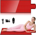 LITDUCK Body Red Light Therapy Mat, Eligible Red Light Therapy Blanket, 2in1 LEDs(660nm& 850nm), Premium Leather, Adjustable Timer & Intensity