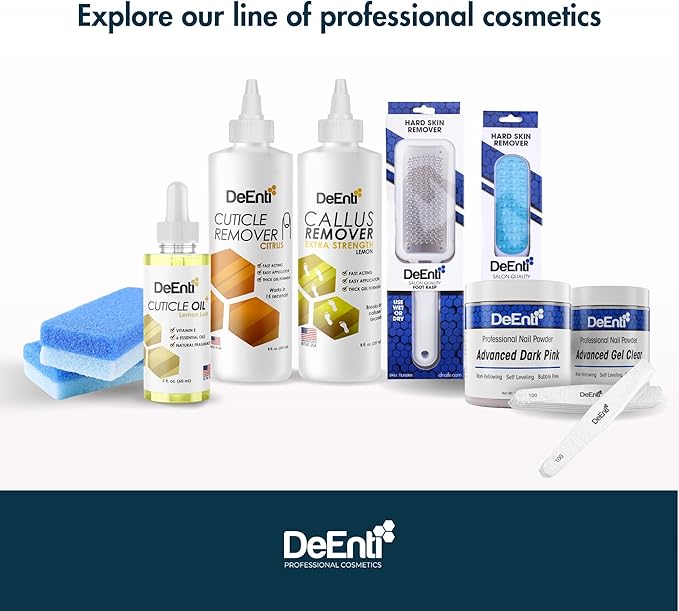 DeEnti Double Pumice Pack, Bundle Includes Mint Scented Callus Remover, 2 Pumice Stones for Feet, and 4 Pairs of Gloves, Salon Grade Foot Care, Home Manicure and Pedicure Kit