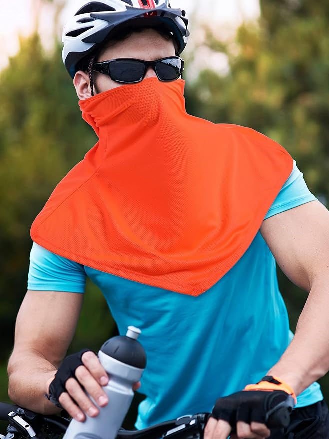 SATINIOR 3 Piece Balaclava Face Cover Sun Protection Neck Cover Summer Balaclava Motorcycle Face Mask for Men Women