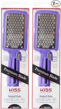 Kiss New York Insta Glide Pedicure File Callus Remover Foot File FF02 (Pack of 2)