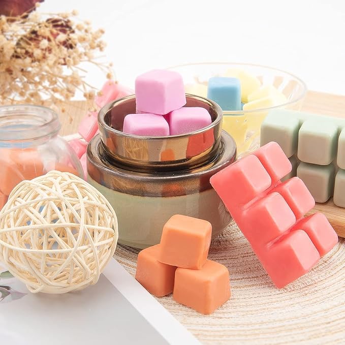 UCC Wax Melts, Soy Wax Cubes Long Lasting Premium Scented Mix Melts Tarts, Sun-Drenched Blooms, Blackcurrant Nectar- 4 Pack