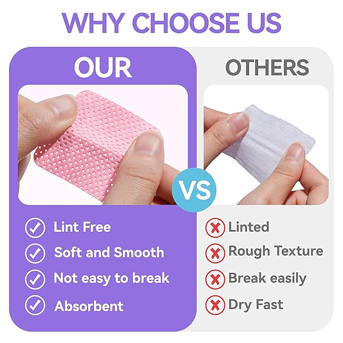 TsMADDTs Gel Nail Polish Remover Tools Kit with Lint Free Wipes, Nail Remover Clips, 100ml Nail Polish Remover Bottle, Cuticle Tools and File, Buffer Blocks