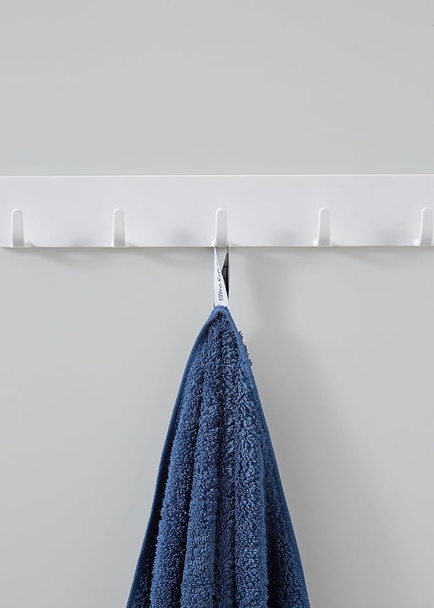 Aibaser Towels - Premium 100% Cotton Bath Towels Set (27 x 54 inches), Lightweight and High Absorbency Quick Drying (Blue)