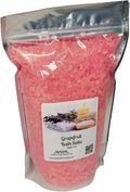 Bath Salts | 4lb Bag (64oz.) | Choose Your Scent | Epsom Salt | Sea Salt| Bathing | Body Care | Beauty | Relaxation | Spa | Pedicure | Manicure | Soak (Grapefruit)