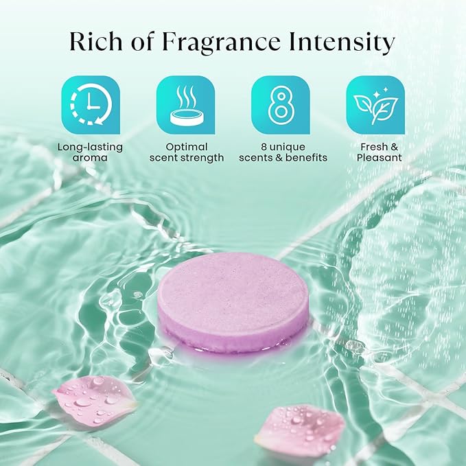 Shower Steamers Aromatherapy – Mothers Day Gifts for Mom, Birthday Gifts for Women Wife Teen Girls Mom, Natural Essential Oils Bath Bombs for Self Care Relaxation Home SPA