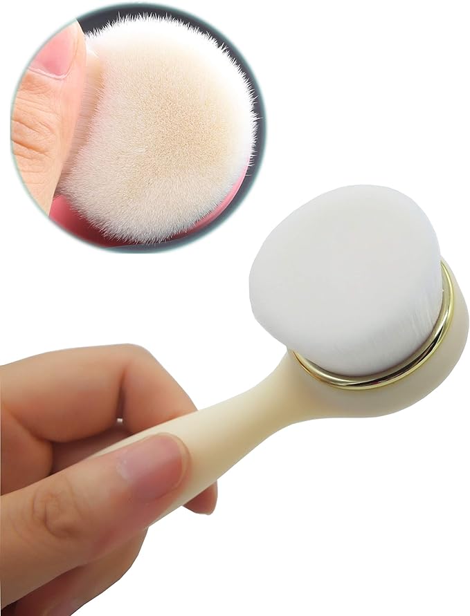 Ultra-Soft Facial Cleansing Brush - Makeup Removal & Pore Cleansing with Deep Exfoliation