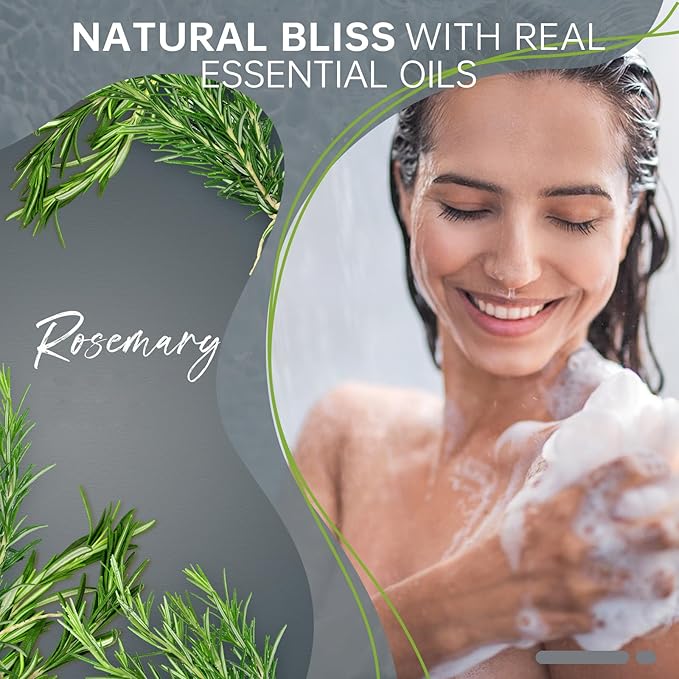 SWCANDY Shower Steamers Aromatherapy Birthday Gifts for Women Travel Essentials, 8 Pcs Rosemary, Bath Bombs Shower Bombs with Natural Essential Oils, Relaxation Home SPA