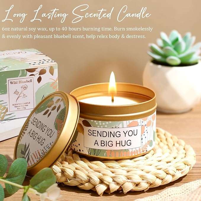 Self Care Get Well Soon Gift Baskets for Women, Birthday Gifts for Women Care Package Thinking of You Relaxing Spa Gift Set, Unique Valentines Day Gifts for Her Mom Friends Wife Girlfriend Sister