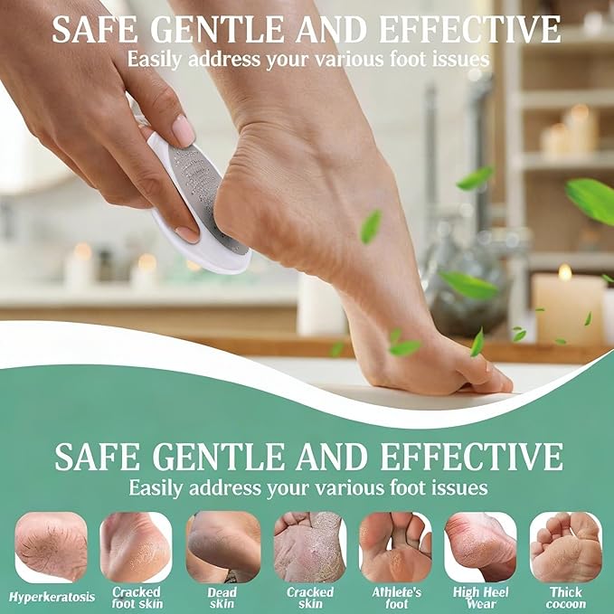 Foot Dead Skin Remover Tool, Heel Peeler Scraper for Remove Cracked Heels, Callus Removal for Feet