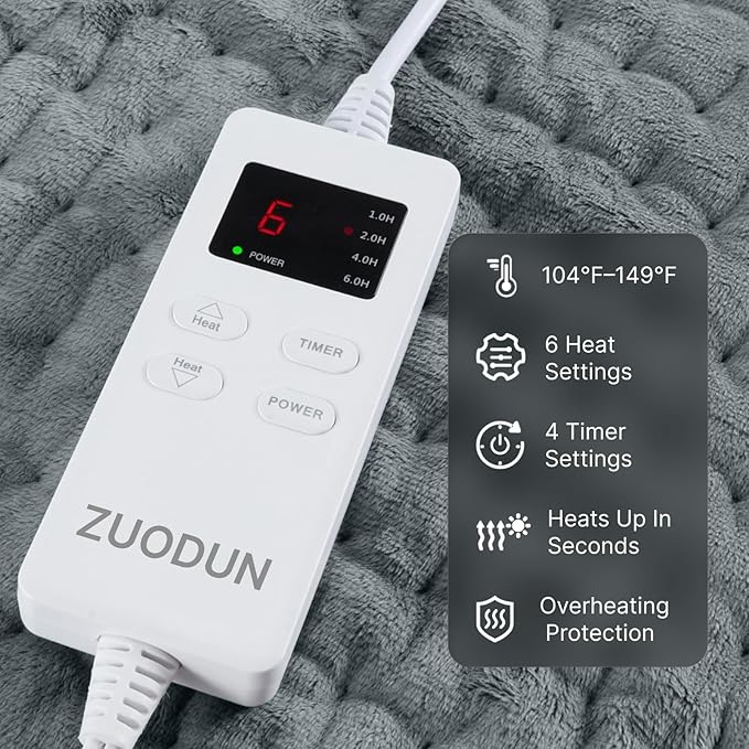 Heating Pad for Back & Period Cramps, Christmas Birthday Gifts for Women, Men, Mom, Dad, Portable Electric Heating Pad for Neck and Shoulders and Back, Mothers Father Day Gifts, Mom Birthday Gifts