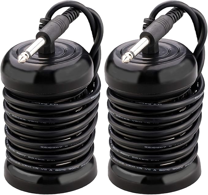 2 Pack Arrays for Ionic Foot Bath Detox Machine Replacement Arrays for Ionic Foot Bath Cleanse Machines System Stainless Steel Round(6.35mm Adapter)