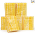 BELA Honey and Goat Milk Soap 3.3 OZ Pack of 6, Long Lasting French Triple Milled Bar Soap with Organic Shea Butter, Hand, Face and Body Wash Bar, Made in Australia