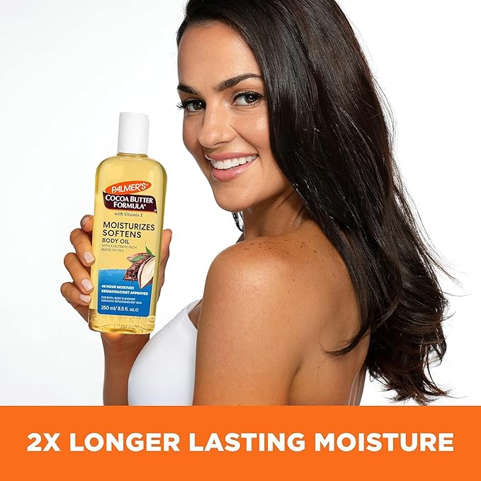 Palmer's Cocoa Butter Formula Moisturizing Body Oil (8.5 Fluid Ounce, Pack of 5)