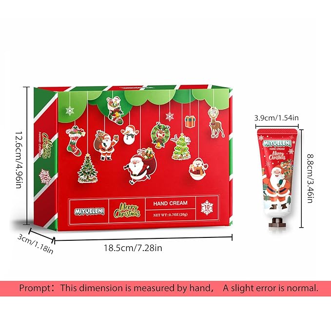 10 Pack Christmas Hand Lotion Gift Set Bulk, Mothers Day Gifts, Teacher Appreciation Gifts,Nurses Week Gifts, Moisturizing Hand Cream, Birthday Gifts for Women&Teen Girls, Mini Gift