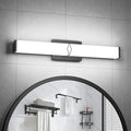 Modern Bathroom Light Fixtures,24inch Dimmable Bathroom Vanity Lights Over Mirror, 25W 2700LM LED Vanity Lights,5700K Matte Black Vanity Lighting Fixtures,ETL Certified Cool White