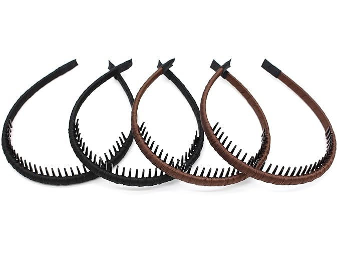 JOBAND Women's hair accessories non slip headband for women hair bands for women's hair Suitable Daily Use,Spa,Parties and Yoga(pack of 4)