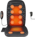CARSHION 10 Vibrating Massage Nodes Back Massager Chair Pad for Pain Relief Home Office Use
