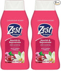 Zest Body Wash - Infused with Wild Cherry and Vanilla - Hydrating Body Soap - Suitable for All Skin Types - Wild Cherry and Vanilla - 20 oz,(Pack of 2)