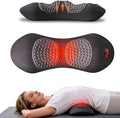 3 in 1 Electric Massage Lumbar Pillow, Equipped with Heating, Vibration, and Traction Functions Spine Triple Fusion Back Massager, Back Massager for Pain Relief deep Tissue