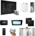 Mr Steam Bliss Max Steam Shower Ctrl Pkg w/iSteamX Control and Steamhead in Black Brushed Nickel