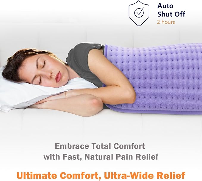 Mothers Day Gifts for Women Mom Wife, Heating Pad - 20"x24" Electric Heating Pad for Back, Neck, Shoulder Pain and Cramps - Moist Heat Option, Machine Washable, Birthday Gift for Her She