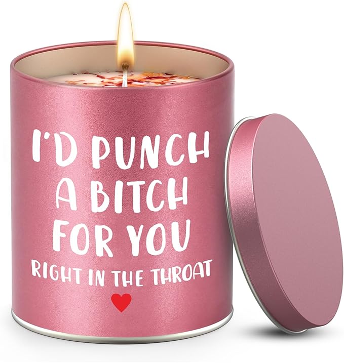 Mothers Day Gifts for Mom Women Scented Candle: Birthday Gifts Girlfriend Wife Sister Galentines Christmas Stocking Stuffers White Elephant Valentines Day for Her Anniversary Friendship Funny Gift