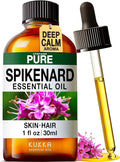 100% Pure Spikenard Oil - 1 Fl Oz Spikenard Essential Oil for Hair, Skin, Diffuser, Aromatherapy & DIY Soap Making Scent