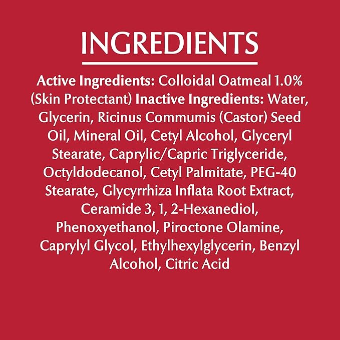 Eucerin Eczema Relief Cream, Full Body Lotion, Moisturizing Eczema Cream with Colloidal Oatmeal, Mothers Day Gifts, 8 Oz Tube
