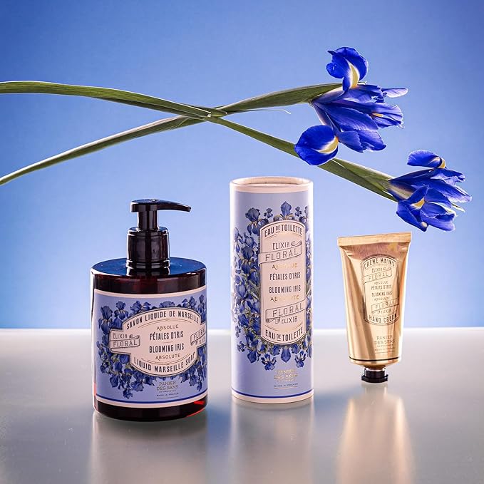 Panier des Sens – Iris Hand Cream – Moisturizing Hand Lotion for Dry Skin – Premium French Hand Cream, Softening Care for Women, 97% Natural Ingredients, 2.5 Fl Oz