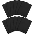 Tatuo 12 Pieces Korean Exfoliating Mitt Glove Italy Towel Body Skin Scrubber Exfoliating Scrubber for Remove Dead Skin Washcloth Korean(Large,Black)
