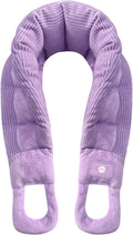 UNCN Long Heating Pad for Neck and Shoulders Back 33 x 5.9inches Microwavable Large Moist Heat Pack Warm Hot Compress Neck Wrap Weighted Bag Massage Reusable Herbal Nature Calming Portable