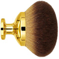Extra Large Body Makeup Brush For Self Tanner, Leg Makeup &Bronzer Blend,3.6inch Wide-headed Kabuki Brush Provides More Even &Pretty Application, Sunscreen Face& Back Makeup Brush, Wet&Dry Use- Gold
