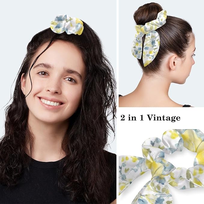 Scrub Cap with Hair Scrunchy, Ponytail Holder Surgical Cap