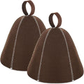 JaGely Sauna Hat for Men Women Sauna Hat Vaporarium Cap Russian Banya Cap for Bath House Accessories
