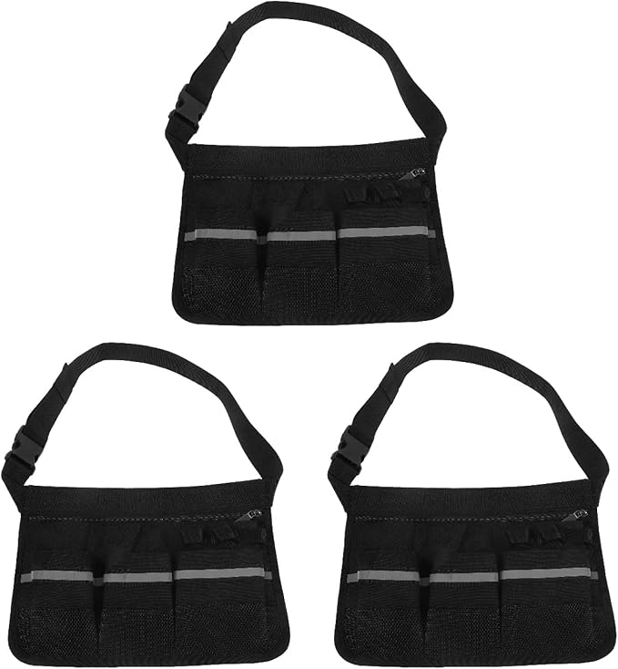 FRCOLOR Massage Oil Waist Bag Portable Organizer for Essential Oil and Lotion Storage Spa Professional Massage Bottle Holder Durable Anti-Wear Carrying Pouch 12.99X9.05X0.59In