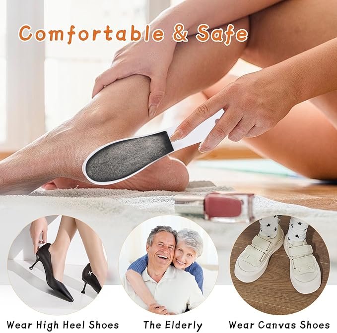 20 Pcs Foot File Callus Remover Double Side Skin Foot File Professional Foot File Pedicure Tools for Dead Skin Smoothing