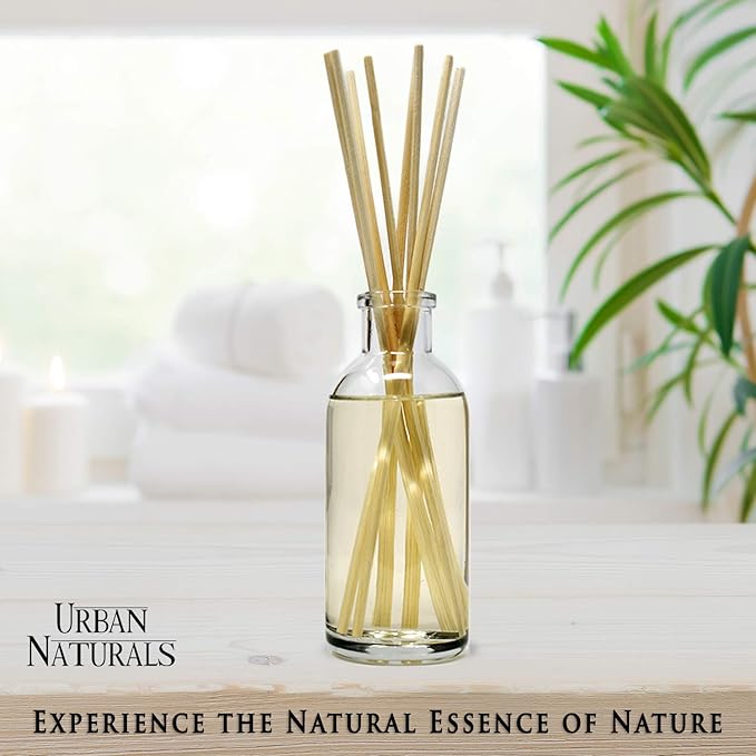 Urban Naturals Sugar Cookies Reed Diffuser Oil Set | Freshly-Baked, Buttery Cookie with Ginger Vanilla Frosting | Great Kitchen Scent | Made in the USA