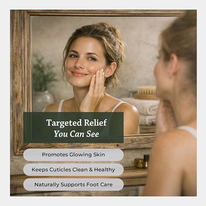 Silk Road Organic Tea Tree Essential Oil Roll On for Healthy Clear Skin, Nail Care & Foot Care - 100% Pure USDA Certified 10 ml Roller